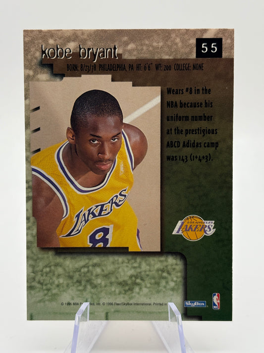 1996-97 SkyBox Premium - Kobe Bryant #55 Rookie Card Lakers FRENLY BRICKS - Open 7 Days