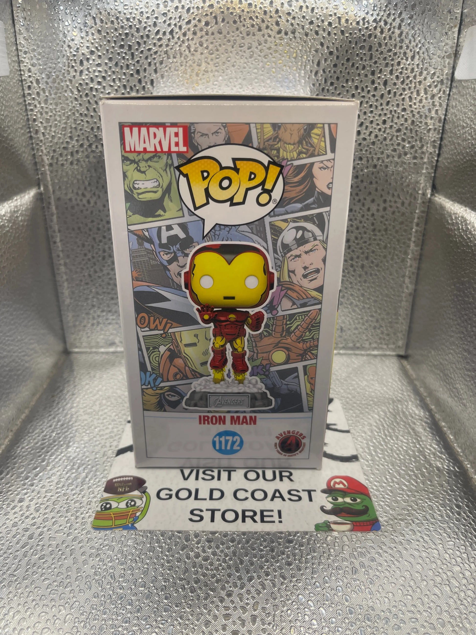 Funko POP! Marvel The Avengers #1172 Iron Man 60th (With Pin) FRENLY BRICKS - Open 7 Days