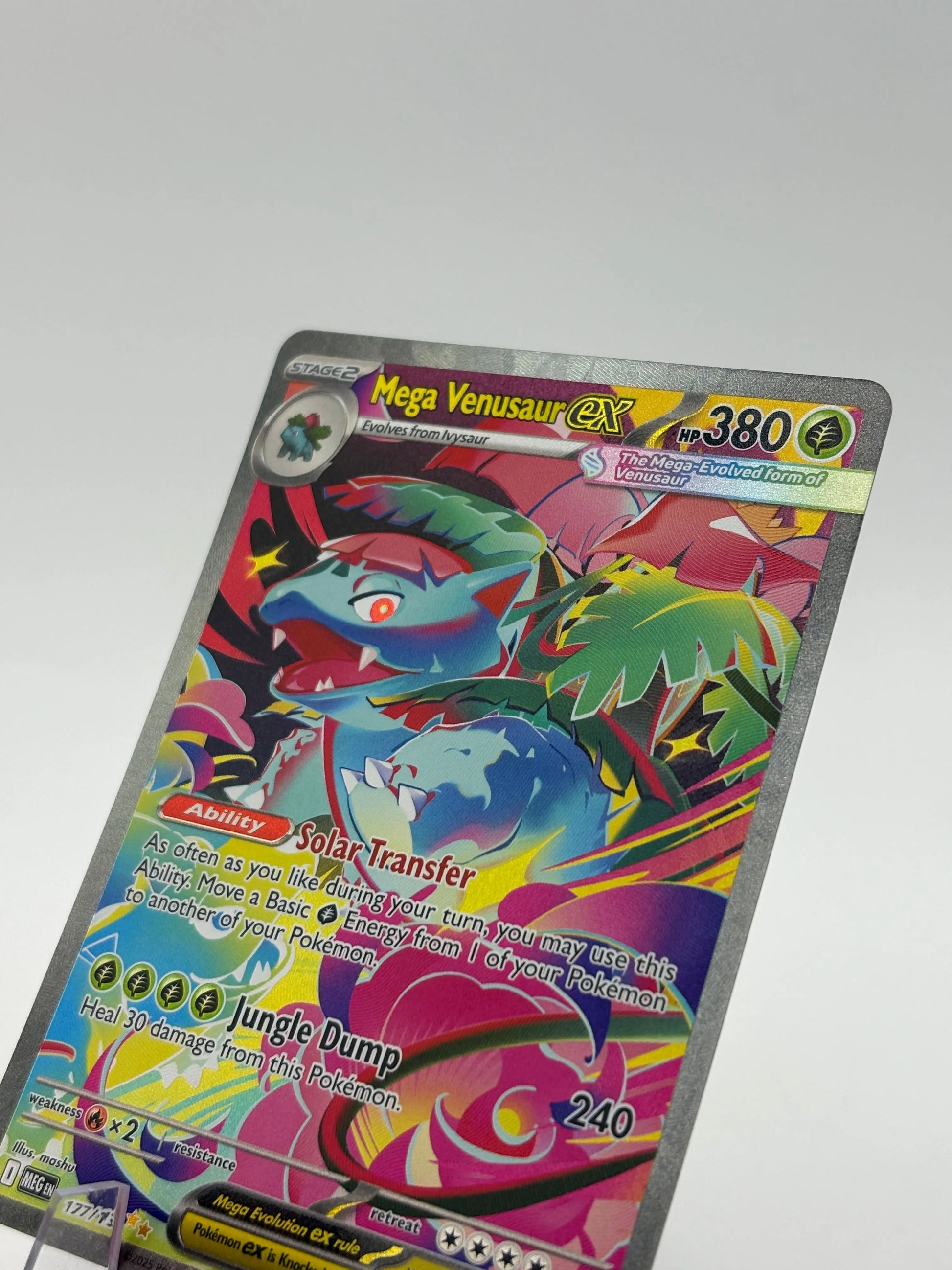 Pokemon TCG Mega Evolution - Mega Venusaur EX 177/132 NM FRENLY BRICKS - Open 7 Days