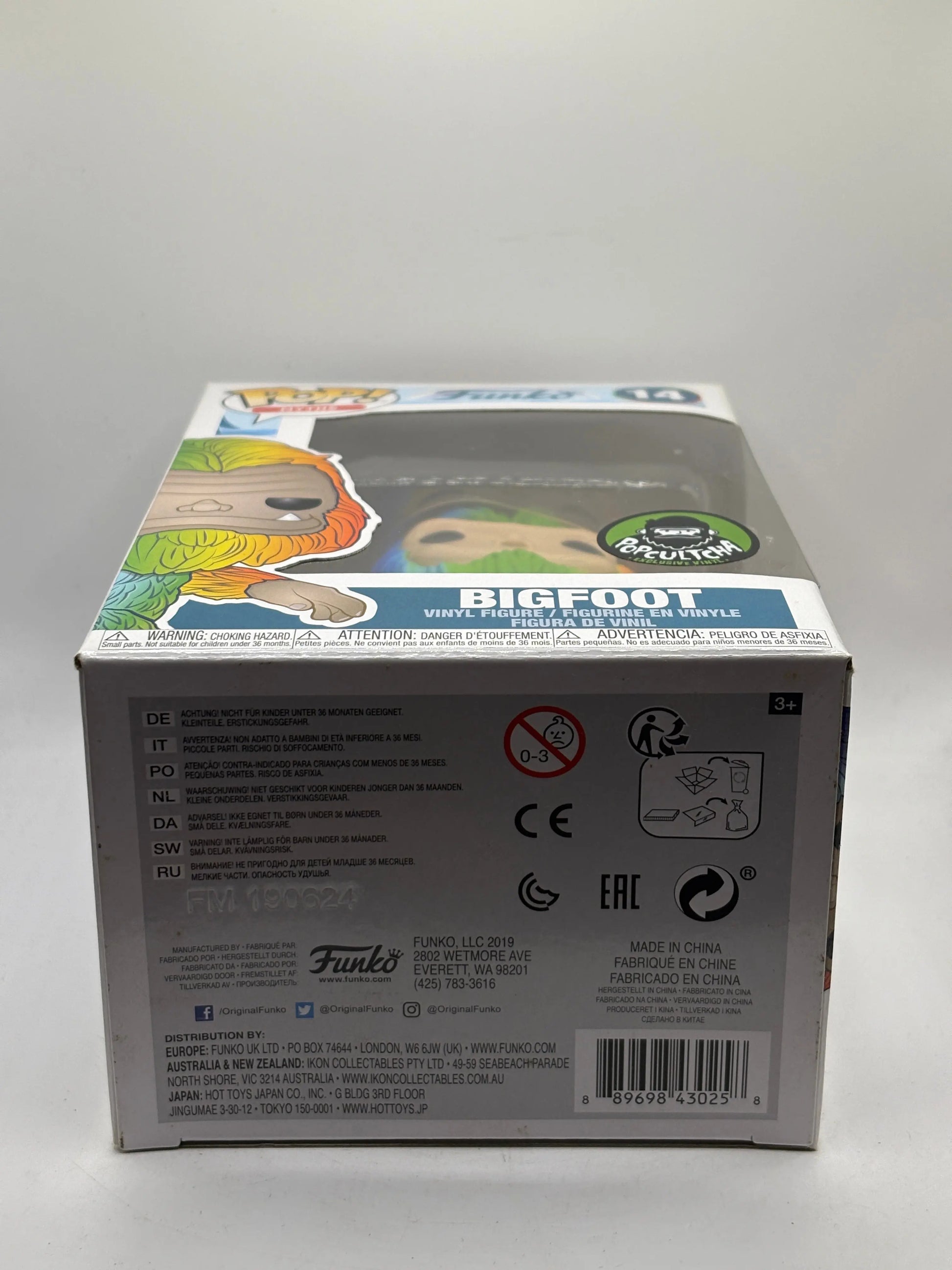 Funko POP! Myths Funko #14 Bigfoot Popcultcha Exclusive FRENLY BRICKS - Open 7 Days