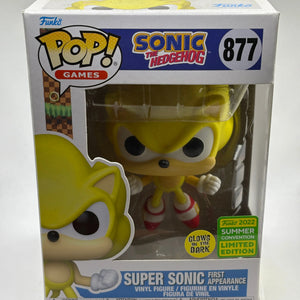 Funko POP! Games Sonic the Hedgehog #877 Super Sonic First Appearance 2022 Summer FRENLY BRICKS - Open 7 Days