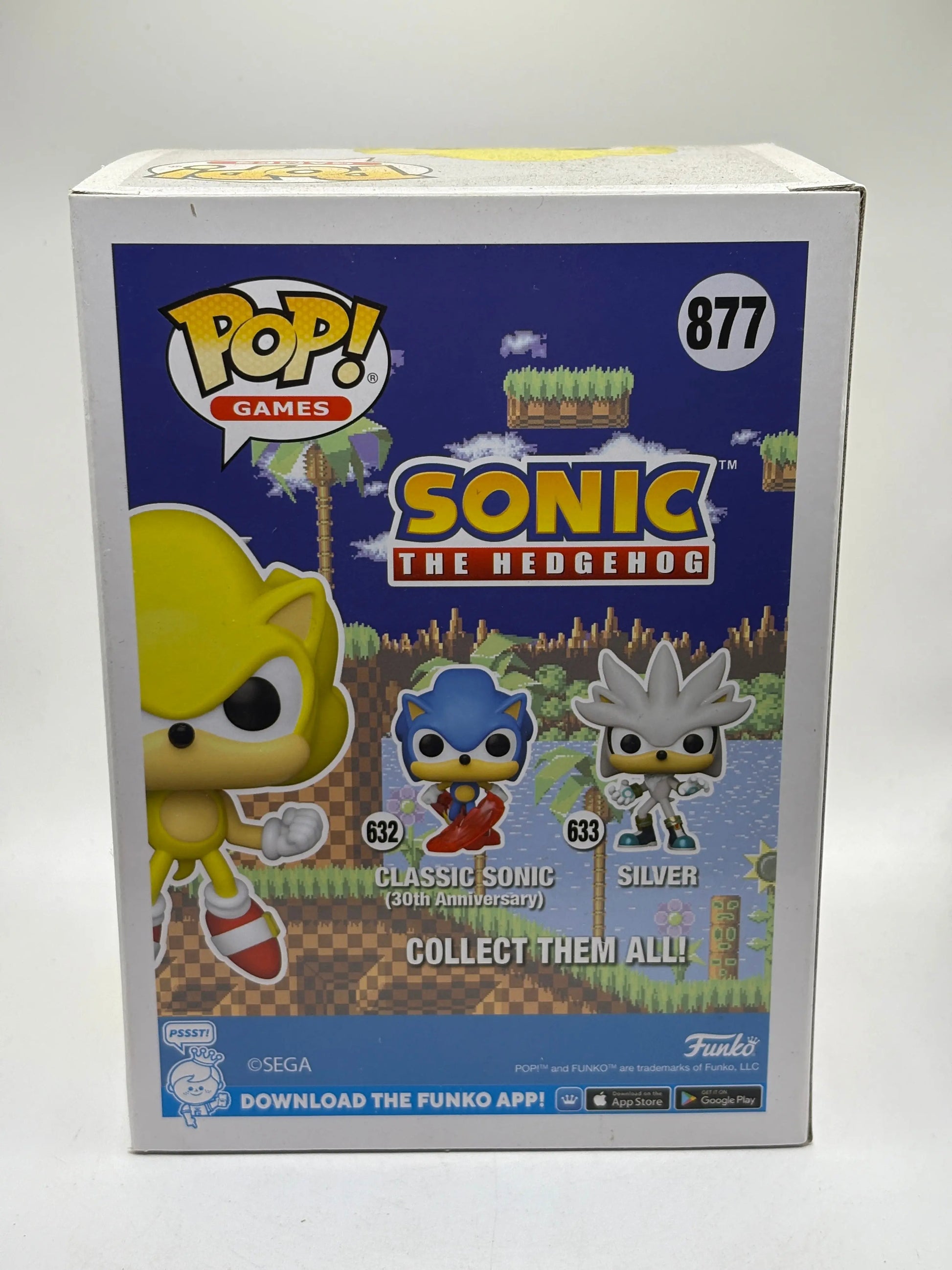 Funko POP! Games Sonic the Hedgehog #877 Super Sonic First Appearance 2022 Summer FRENLY BRICKS - Open 7 Days