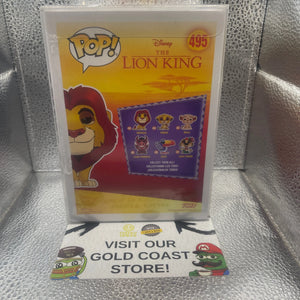 Funko Pop! Disney - Mufasa (Glitter) -Pop In A Box (Exclusive) #495 Lion King FRENLY BRICKS - Open 7 Days