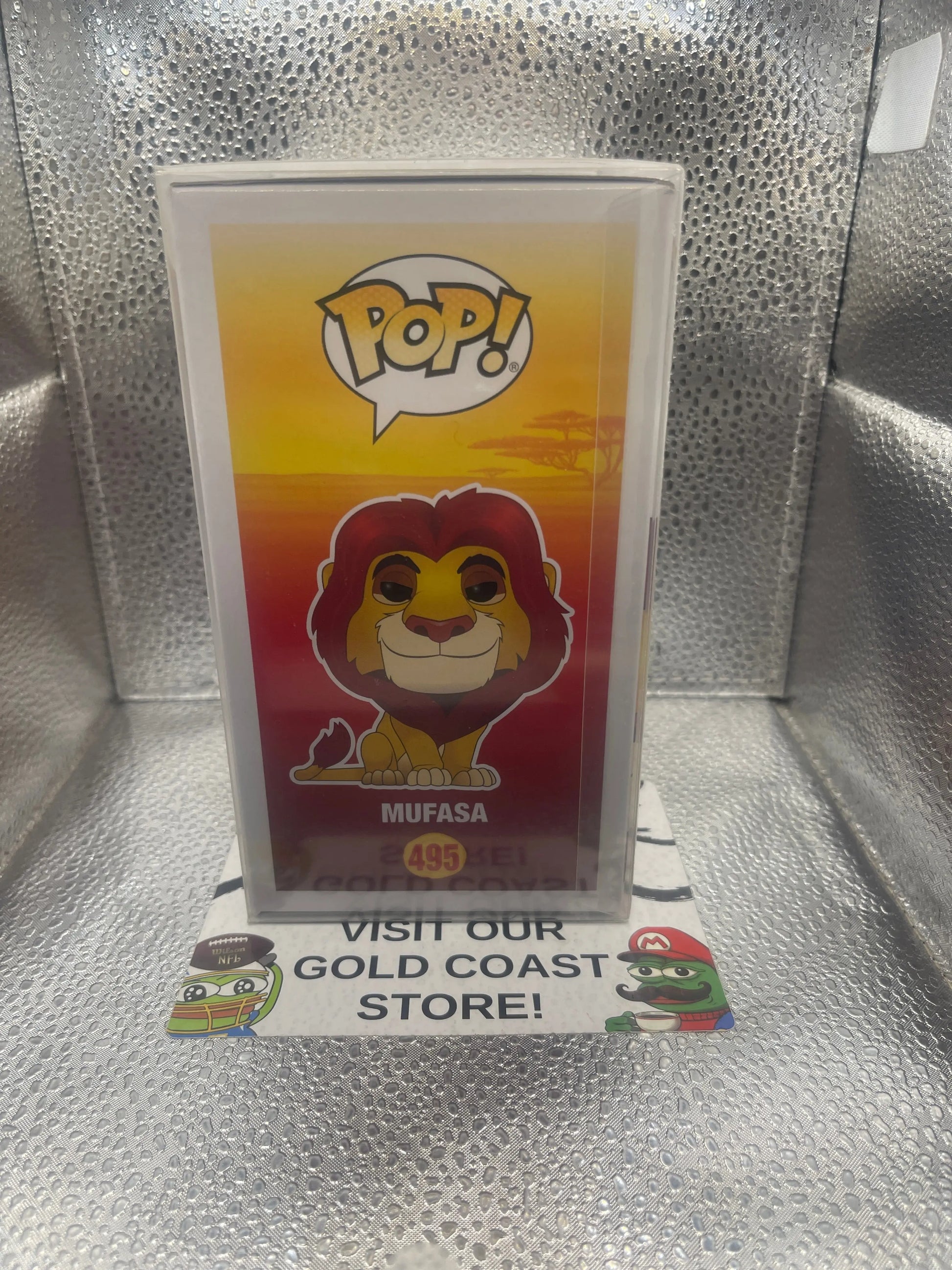 Funko Pop! Disney - Mufasa (Glitter) -Pop In A Box (Exclusive) #495 Lion King FRENLY BRICKS - Open 7 Days
