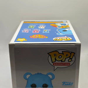 Funko POP! Animation Care Bears 40th #1203 Champ Bear Limited Flocked Chase FRENLY BRICKS - Open 7 Days