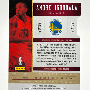 2013-14 Panini Elite Basketball - Andre Iguodala #25 Gold Diecut /24 FRENLY BRICKS - Open 7 Days