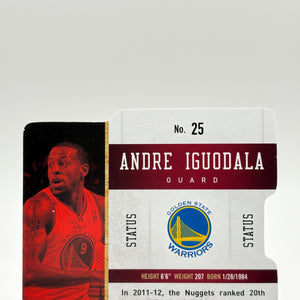2013-14 Panini Elite Basketball - Andre Iguodala #25 Gold Diecut /24 FRENLY BRICKS - Open 7 Days