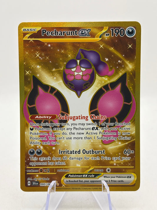 Pokemon TCG Shrouded Fable - Pecharunt EX 095/064 Gold Secret NM - photo 1