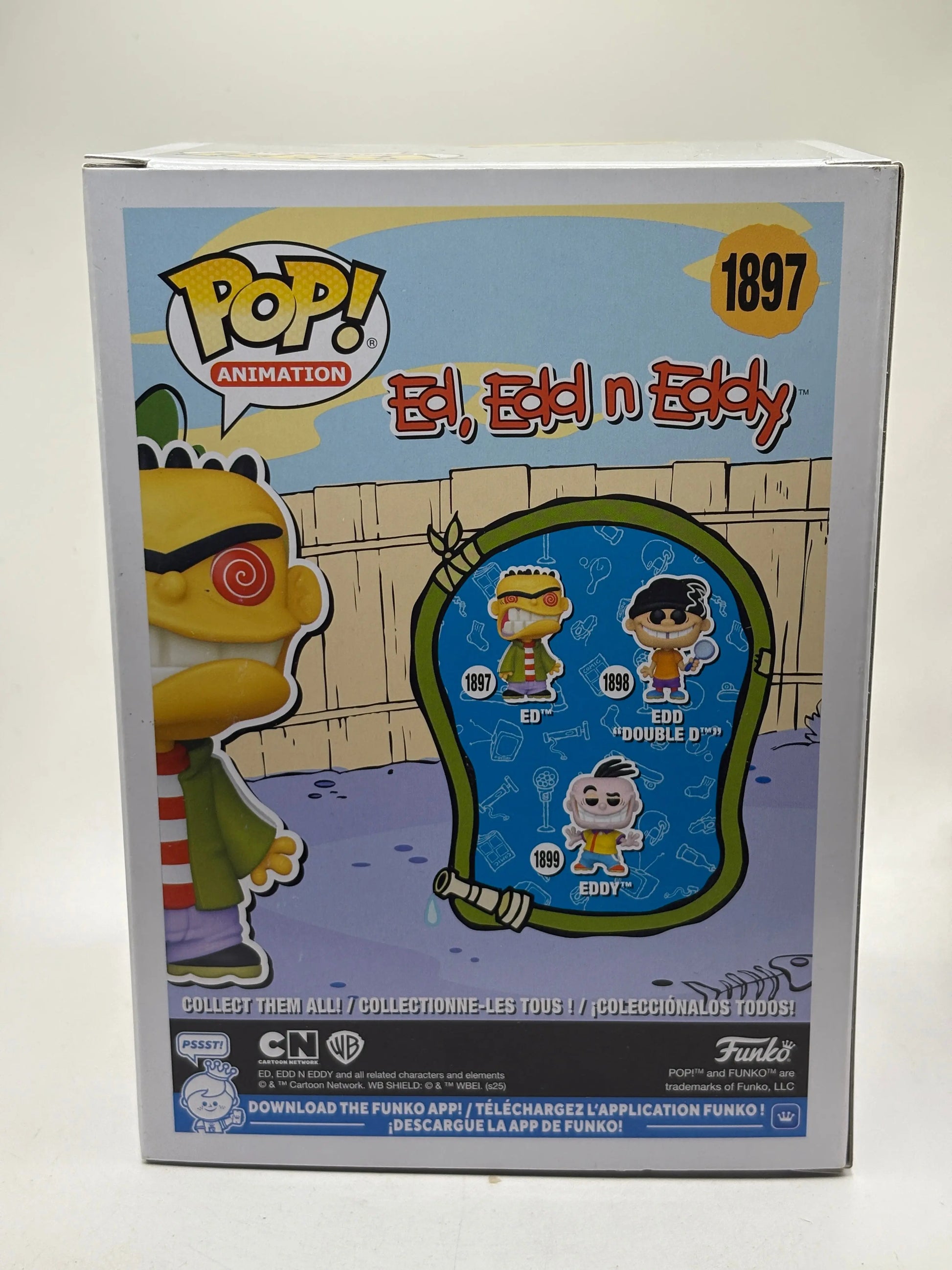 Funko POP! Animation Ed, Edd n Eddy #1897 Ed Limited Chase Edition FRENLY BRICKS - Open 7 Days