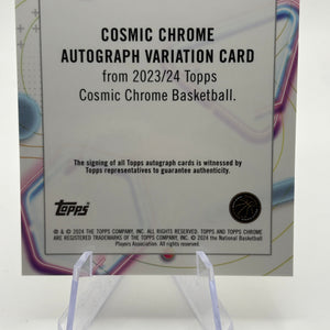 2023 - 2024 Topps Cosmic Chrome De'Aaron Fox Gold  /50 CCAV-DF Auto Autograph FRENLY BRICKS - Open 7 Days