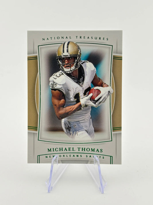 2019 Panini National Treasures Football Michael Thomas 2/5 FRENLY BRICKS - Open 7 Days