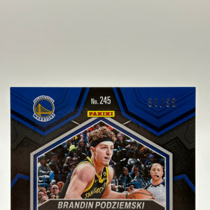 2023-24 Panini Mosaic - Rookies Brandin Podziemski Purple Mosaic Prizm /99 (RC) FRENLY BRICKS - Open 7 Days