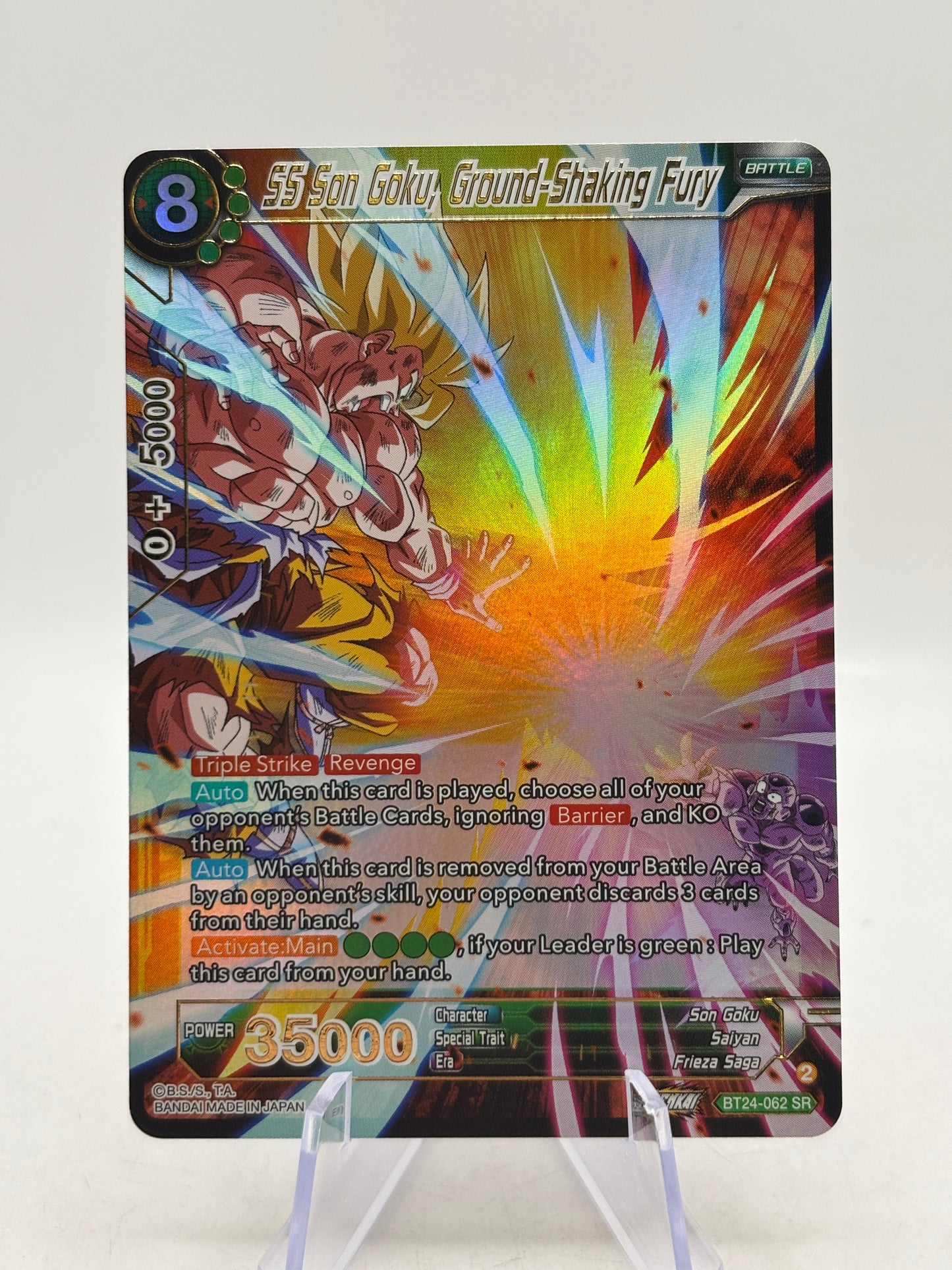 Dragon Ball Super Masters - SS Son Goku, Ground-Shaking Fury BT24-062 SR