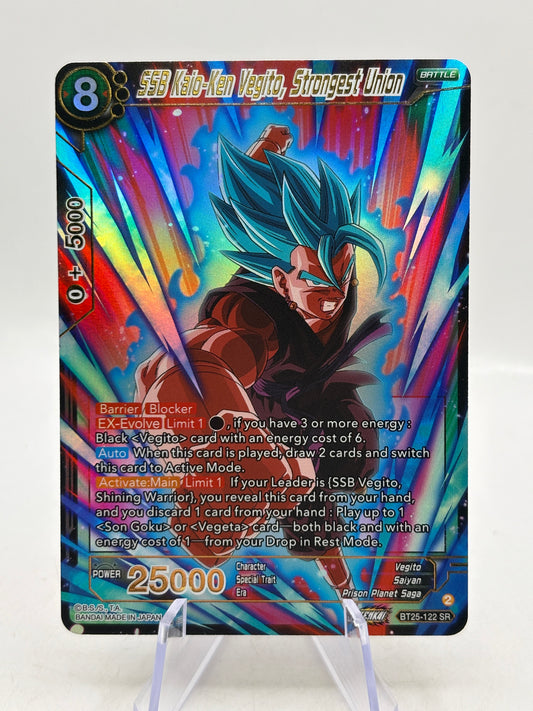Dragon Ball Super Masters - SSB Kaio-Ken Vegito, Strongest Union BT25-122 SR - photo 1