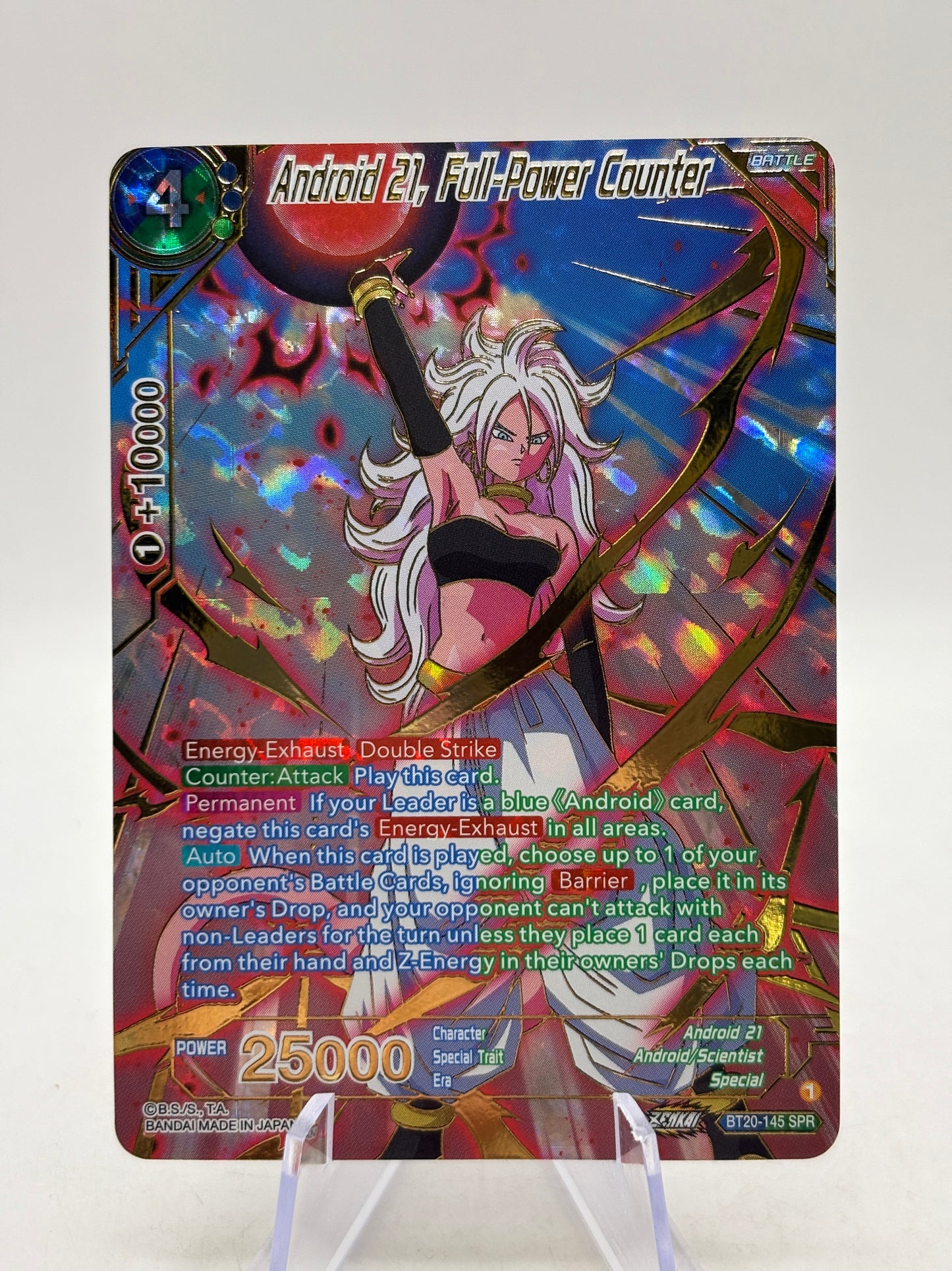 Dragon Ball Super Masters - Android 21, Full-Power Combo BT20-145 SPR
