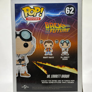 Funko POP! Movies Back to the Future #62 Dr. Emmett Brown Vinyl Figure FRENLY BRICKS - Open 7 Days