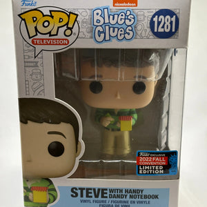 Funko POP! Television Blues Clues #1281 Steve with Handy Dandy Notebook 2022 Fall FRENLY BRICKS - Open 7 Days