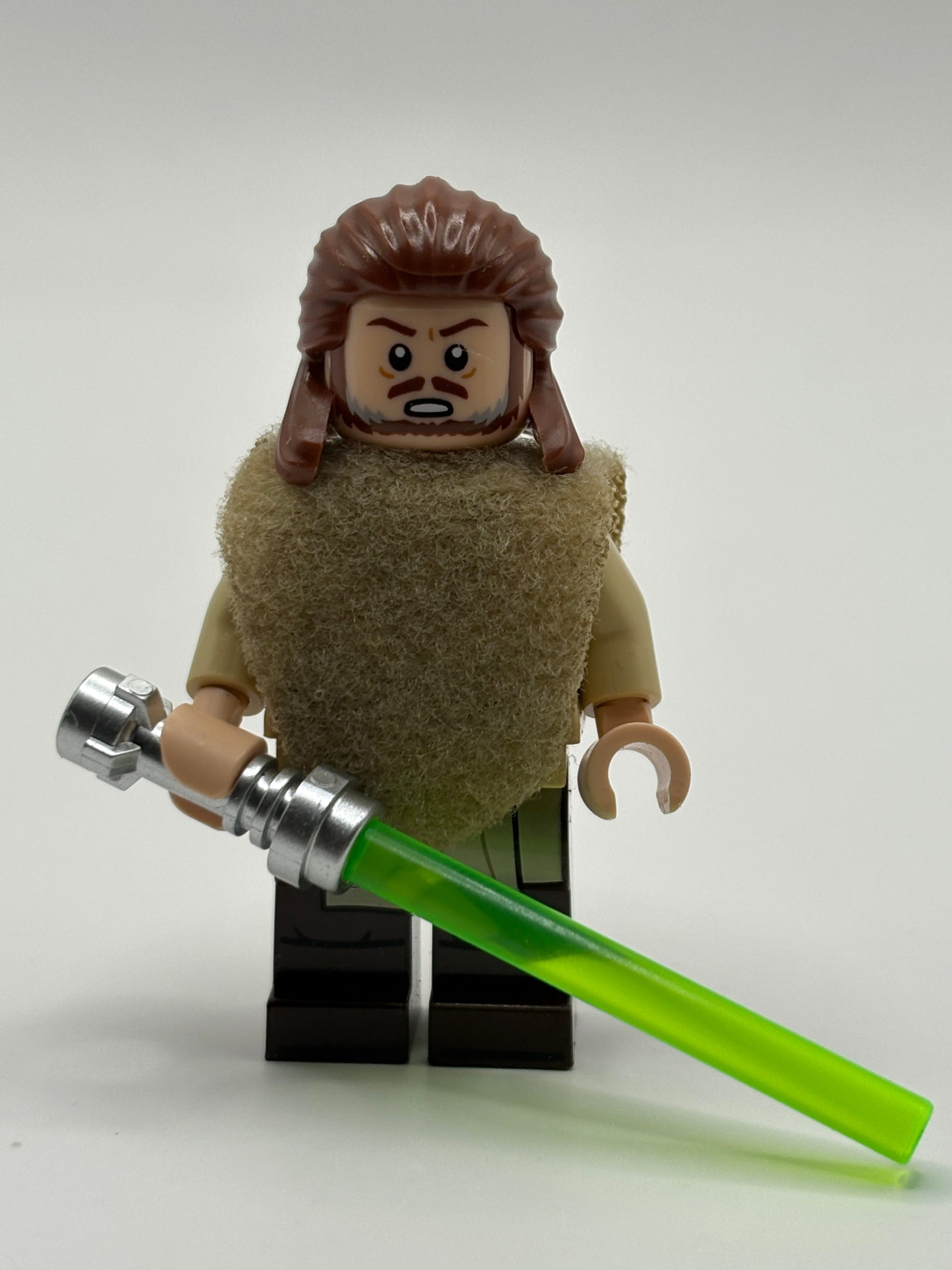 Lego Star Wars Qui-Gon Jinn Minifigure sw1334a Reddish Brown Variant From 75383 FRENLY BRICKS - Open 7 Days image 1