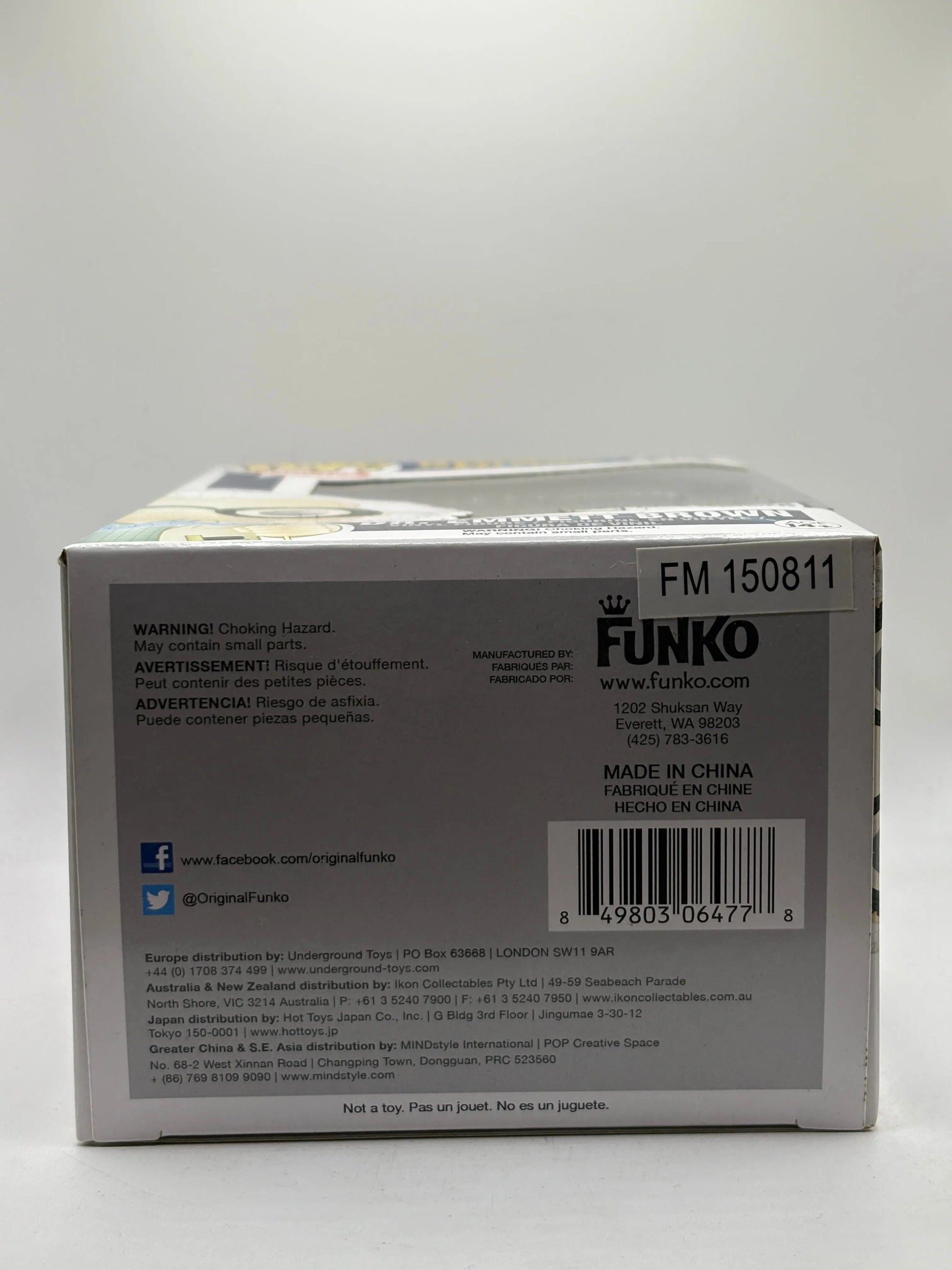 Funko POP! Movies Back to the Future #236 Dr. Emmett Brown Loot Crate Exclusive FRENLY BRICKS - Open 7 Days