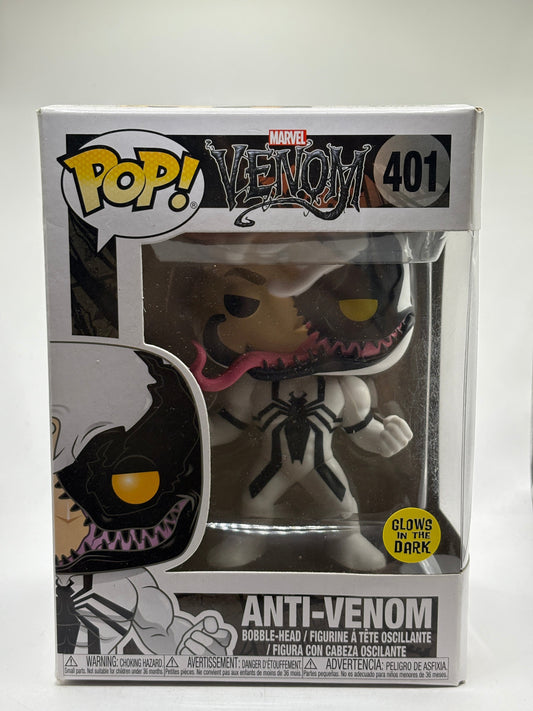 Funko POP! Marvel Venom #401 Anti-Venom Glow Bobble-Head FRENLY BRICKS - Open 7 Days