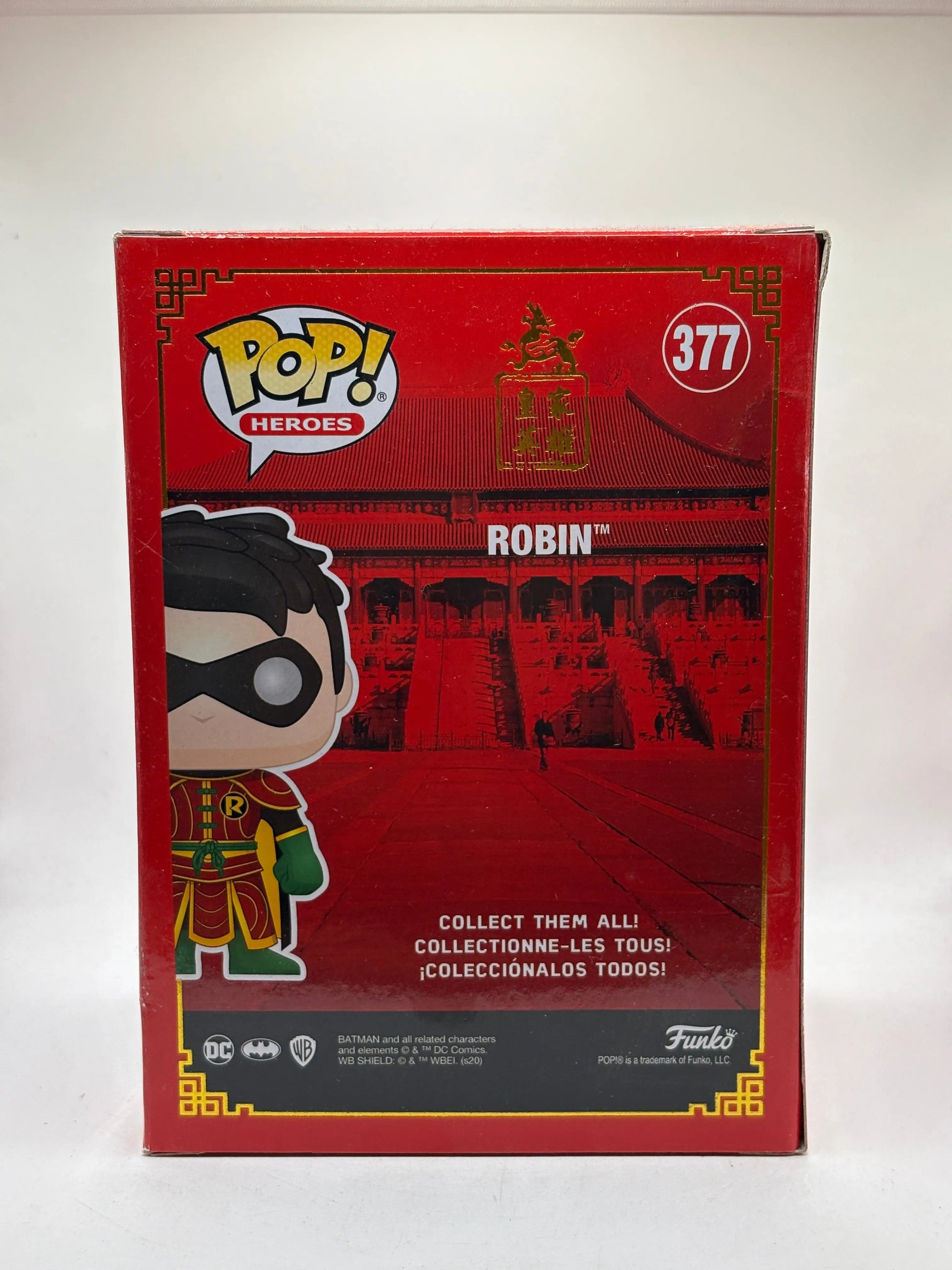Funko POP! Heroes DC #377 Robin 2021 Summer Con Limited Edition FRENLY BRICKS - Open 7 Days