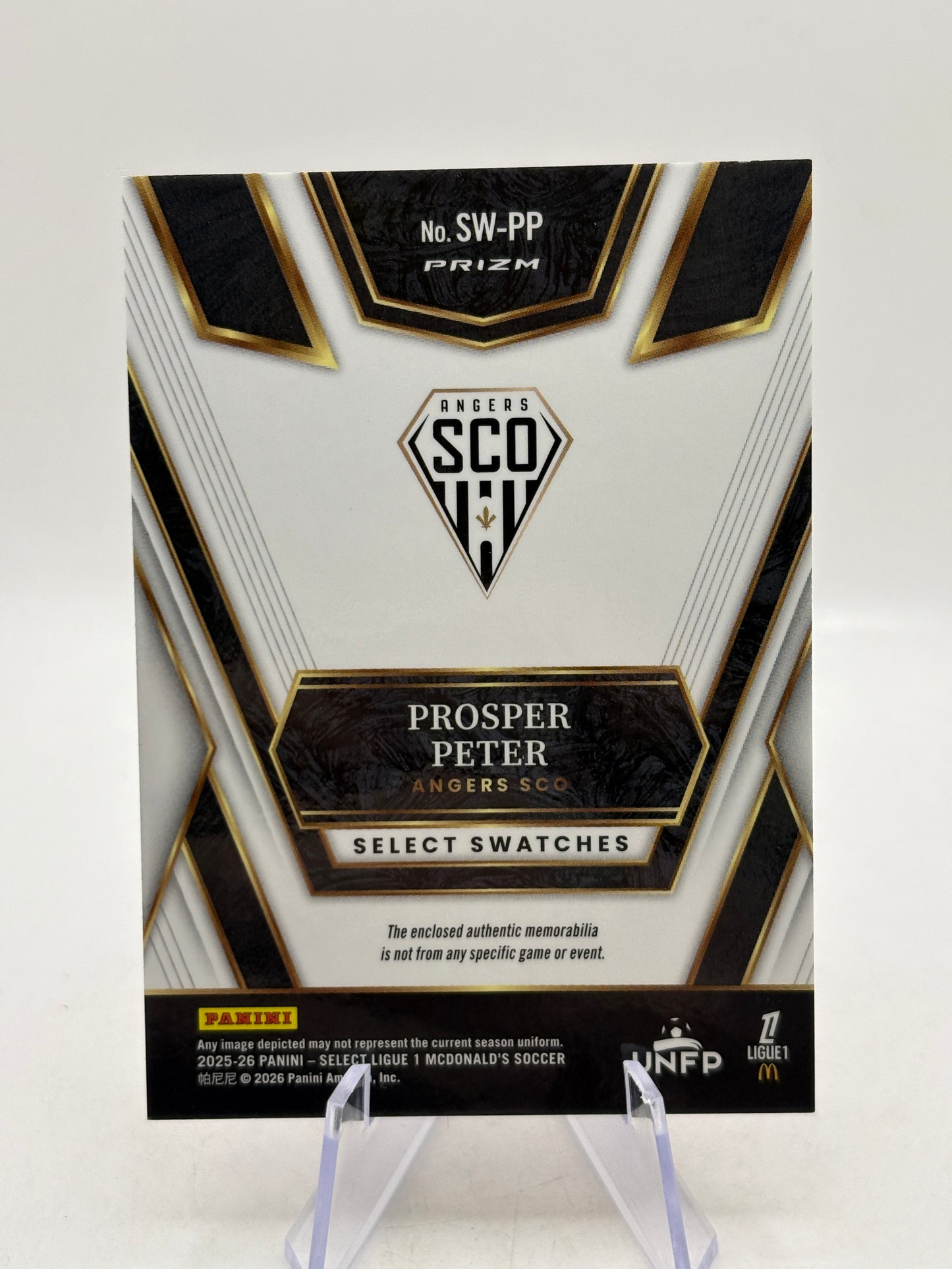 2025-26 Panini Select Ligue 1 - SW-PP Prosper Peter Patch Red Rookie