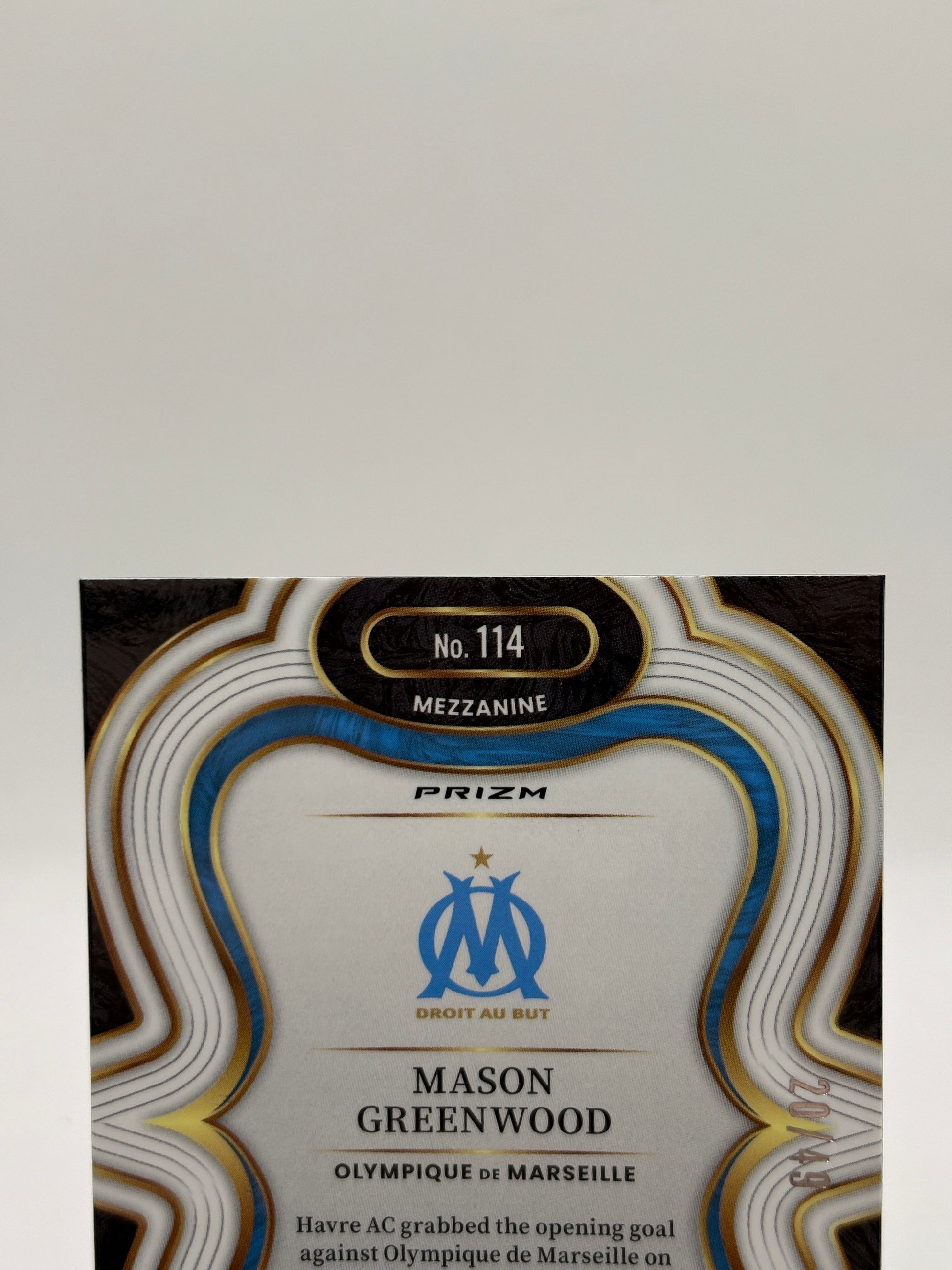 2025-26 Panini Select Ligue 1 - Mason Greenwood Purple Dragon Scale /49 image 3