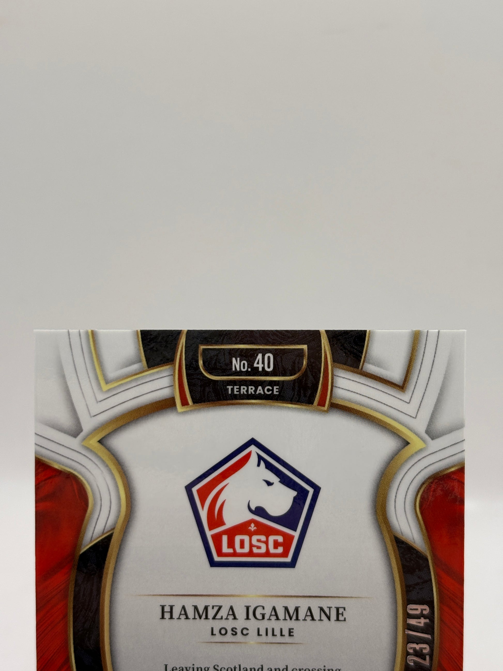 2025-26 Select Ligue 1 - Hamza Igamane #40 Pink Dragon Scale /49 image 3