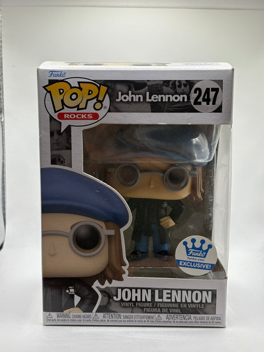 Funko POP! Rocks John Lennon #247 John Lennon Funko Exclusive FRENLY BRICKS - Open 7 Days