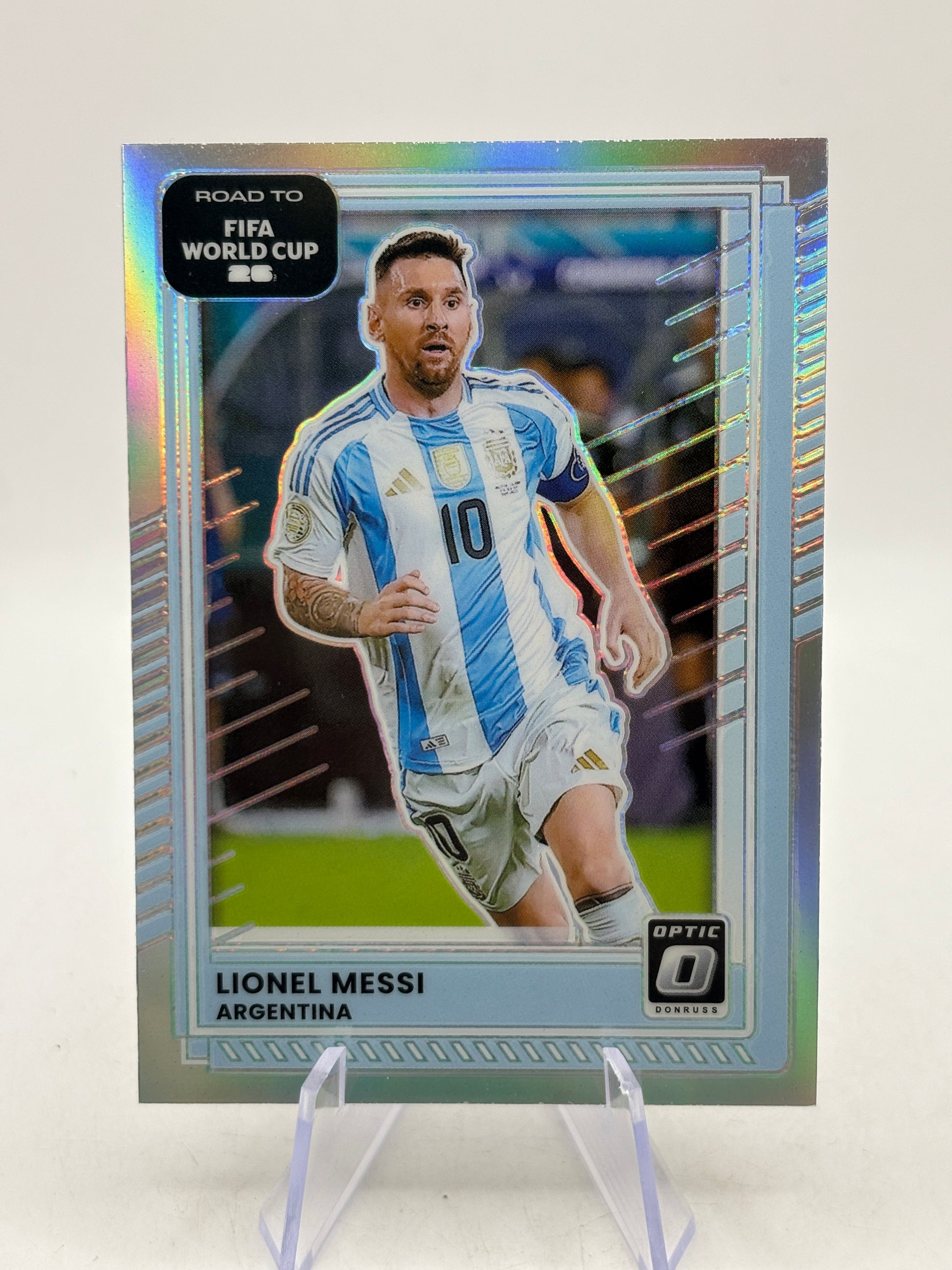 2025-26 Panini Donruss Road to World Cup - #154 Lionel Messi Silver image 1