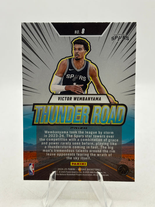 2024-25 Panini Mosaic Basketball - Victor Wembanyama Thunder Road Green Mosaic FRENLY BRICKS - Open 7 Days
