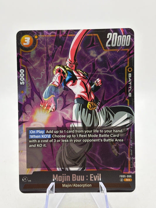 Dragon Ball Super Fusion World - Majin Buu : Evil FB05-086 R* Alt Art - photo 1