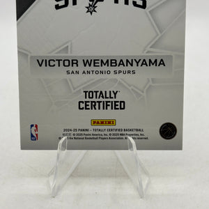 2024-25 Panini Totally Certified - Victor Wembanyama #25 Silver Mirror FRENLY BRICKS - Open 7 Days