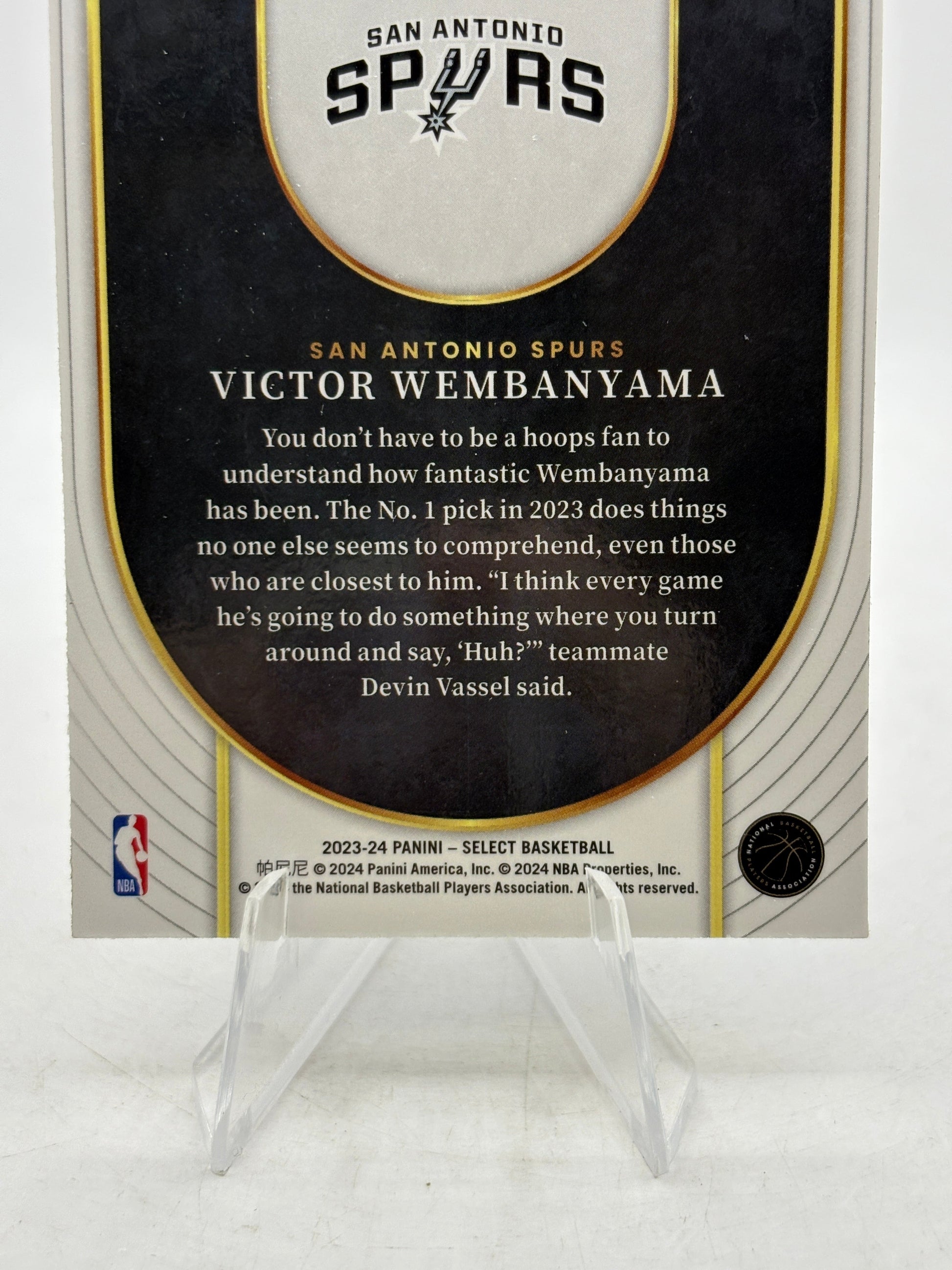 2023-24 Panini Select Basketball - Victor Wembanyama #13 Neon Icon FRENLY BRICKS - Open 7 Days