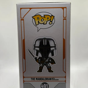 Funko POP! Star Wars #491 The Mandalorian with Darksaber Glow Special Edition FRENLY BRICKS - Open 7 Days