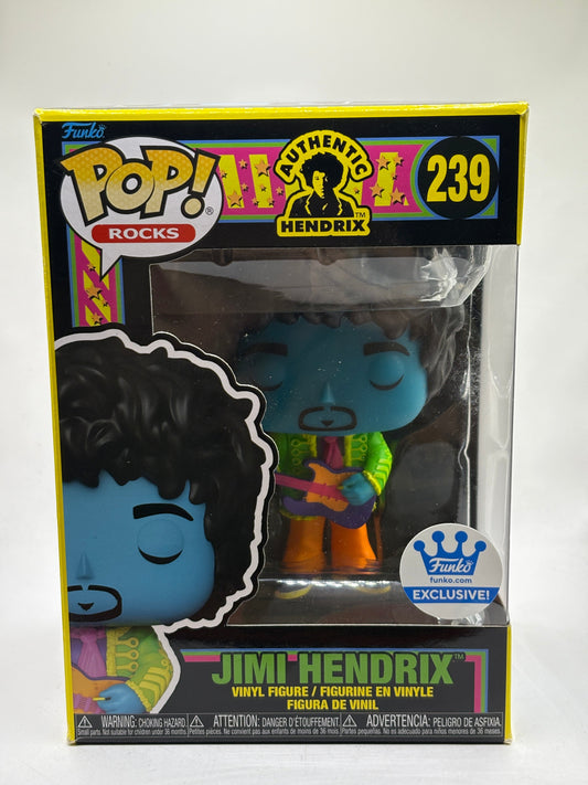 Funko POP! Rocks Authentic Hendrix #239 Jimi Hendrix Funko Exclusive FRENLY BRICKS - Open 7 Days