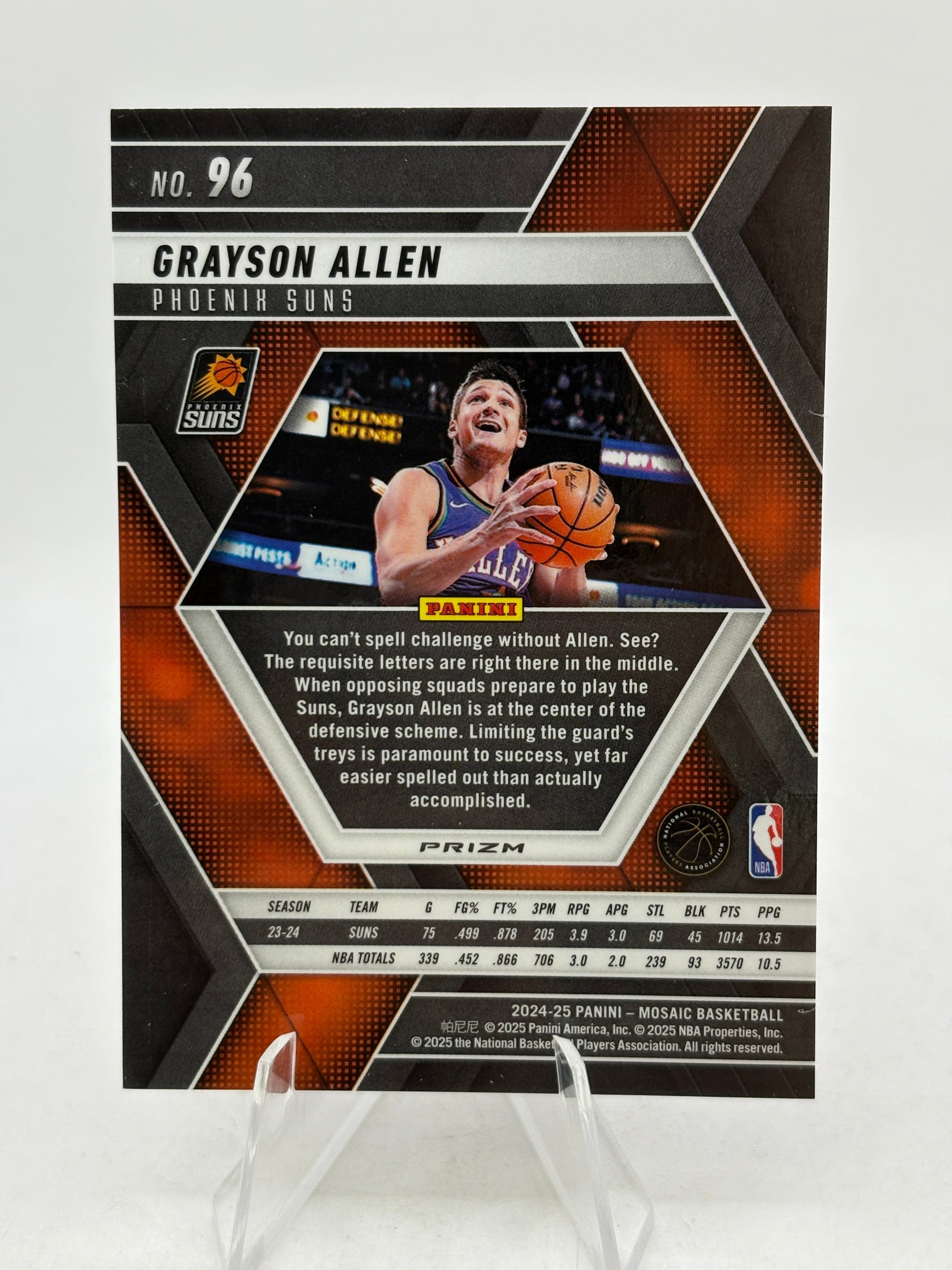 2024-25 Panini Mosaic Basketball - #96 Grayson Allen Genesis Mosaic FRENLY BRICKS - Open 7 Days