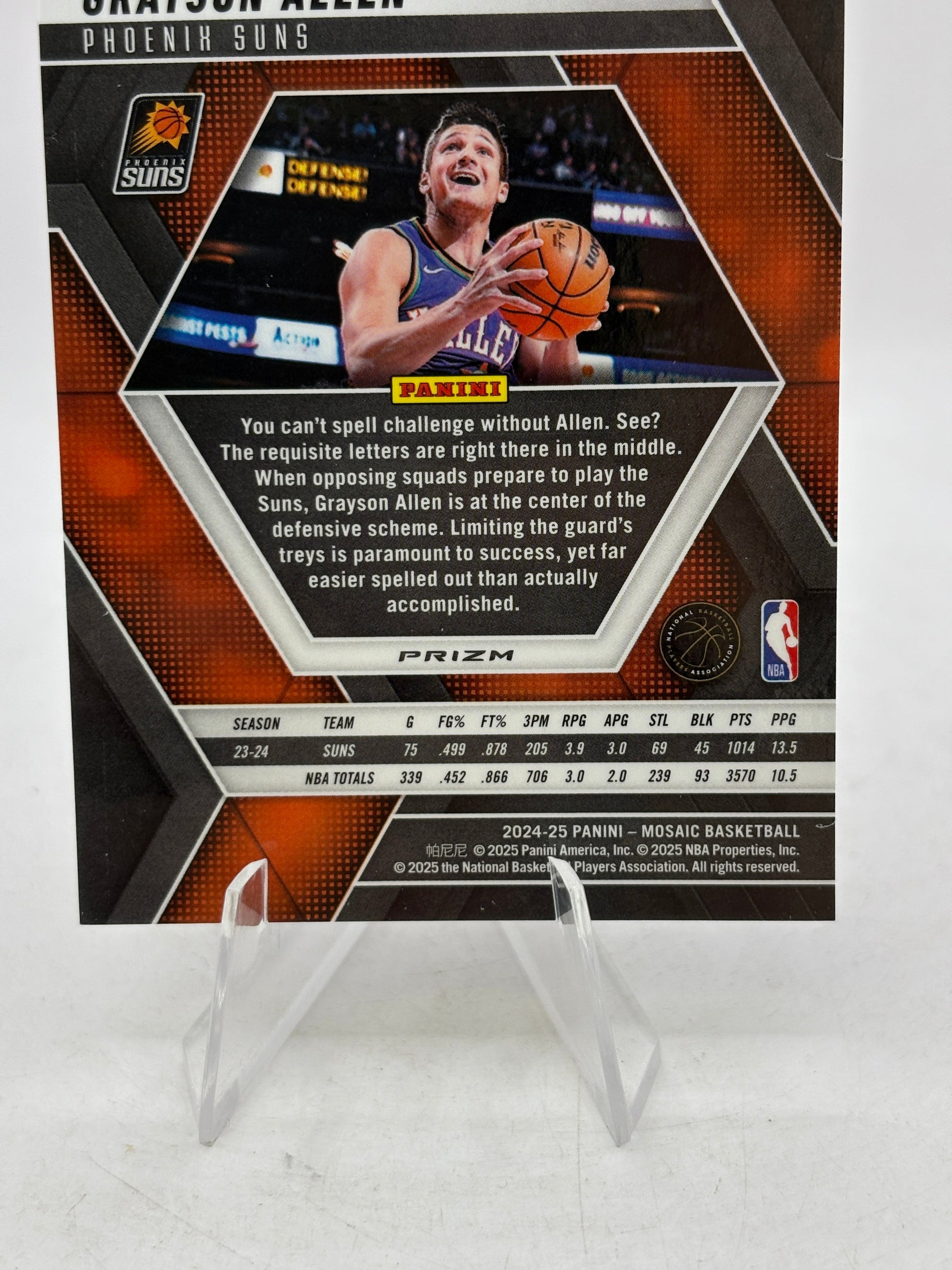 2024-25 Panini Mosaic Basketball - #96 Grayson Allen Genesis Mosaic FRENLY BRICKS - Open 7 Days