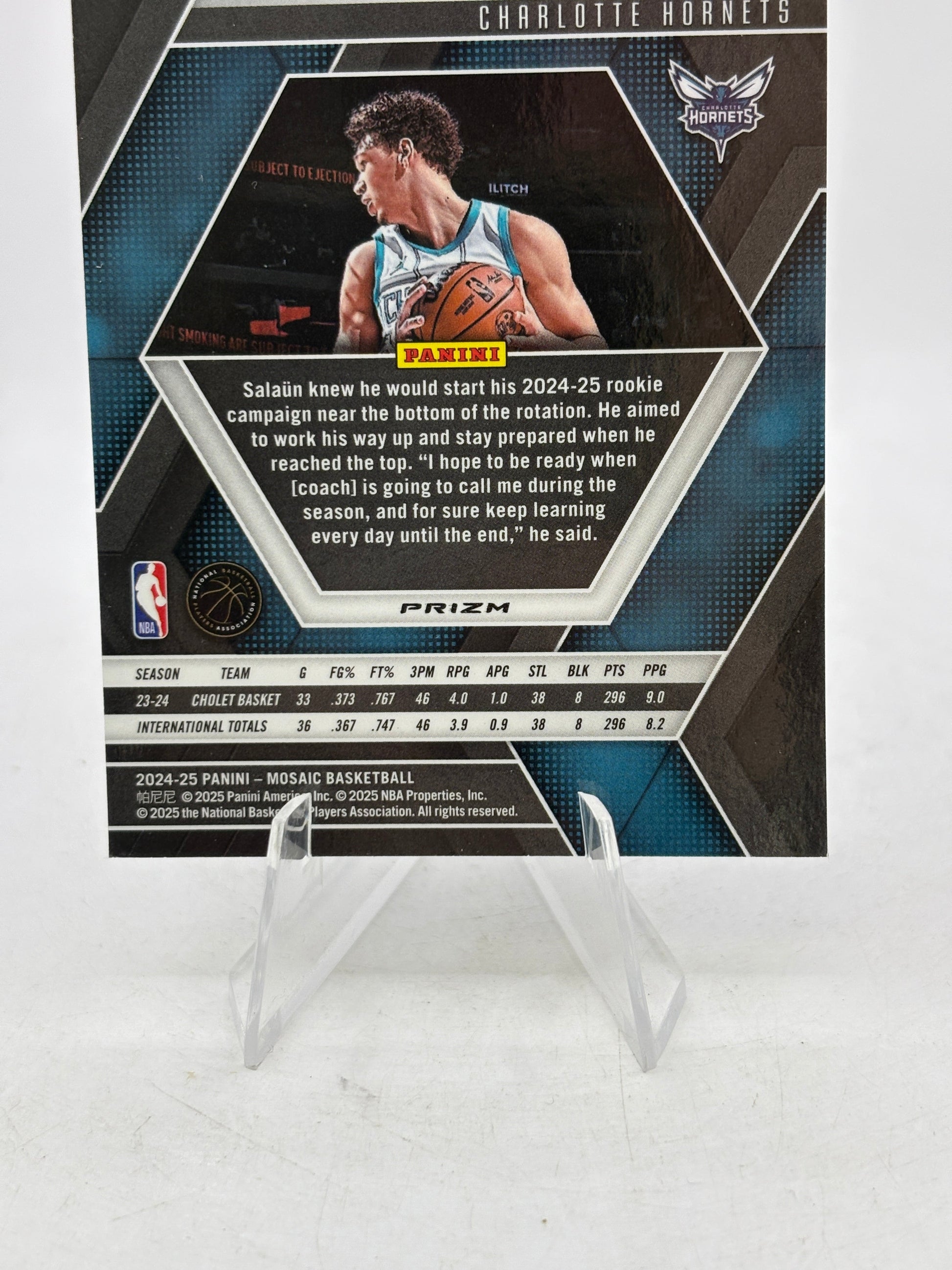 2024-25 Panini Mosaic Basketball - #241 Tidjane Salaun Genesis Mosaic FRENLY BRICKS - Open 7 Days