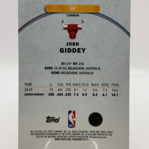 2025-26 Topps Finest - #34 Josh Giddey 144/250 FRENLY BRICKS - Open 7 Days