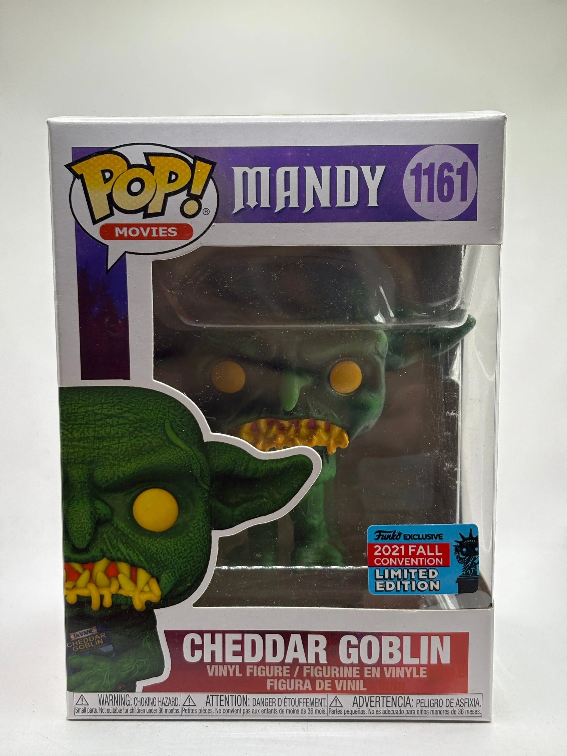 Funko POP! Movies Mandy #1161 Cheddar Goblin 2021 Fall Con FRENLY BRICKS - Open 7 Days