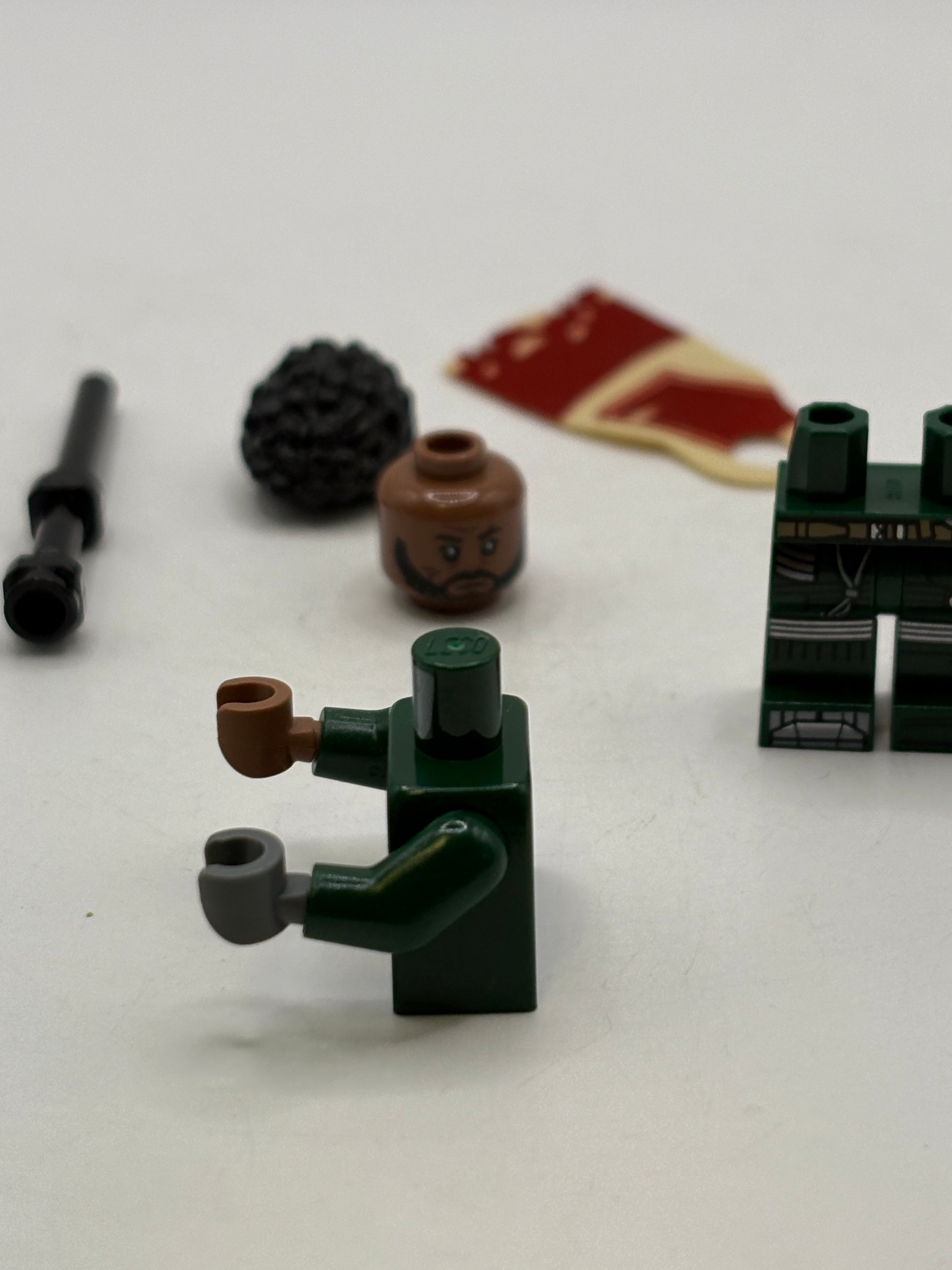 LEGO Saw Gerrera Minifigure (sw1335) 75383 Star Wars Rogue One Rebel Leader NEW image 5