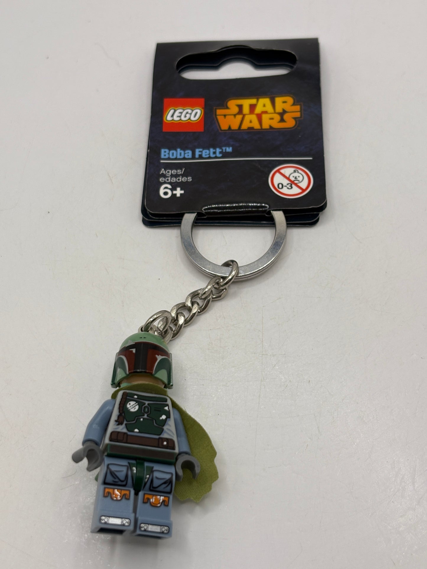 Lego Star Wars Boba Fett Key Chain 850998 Retired, New with Tag, 2014