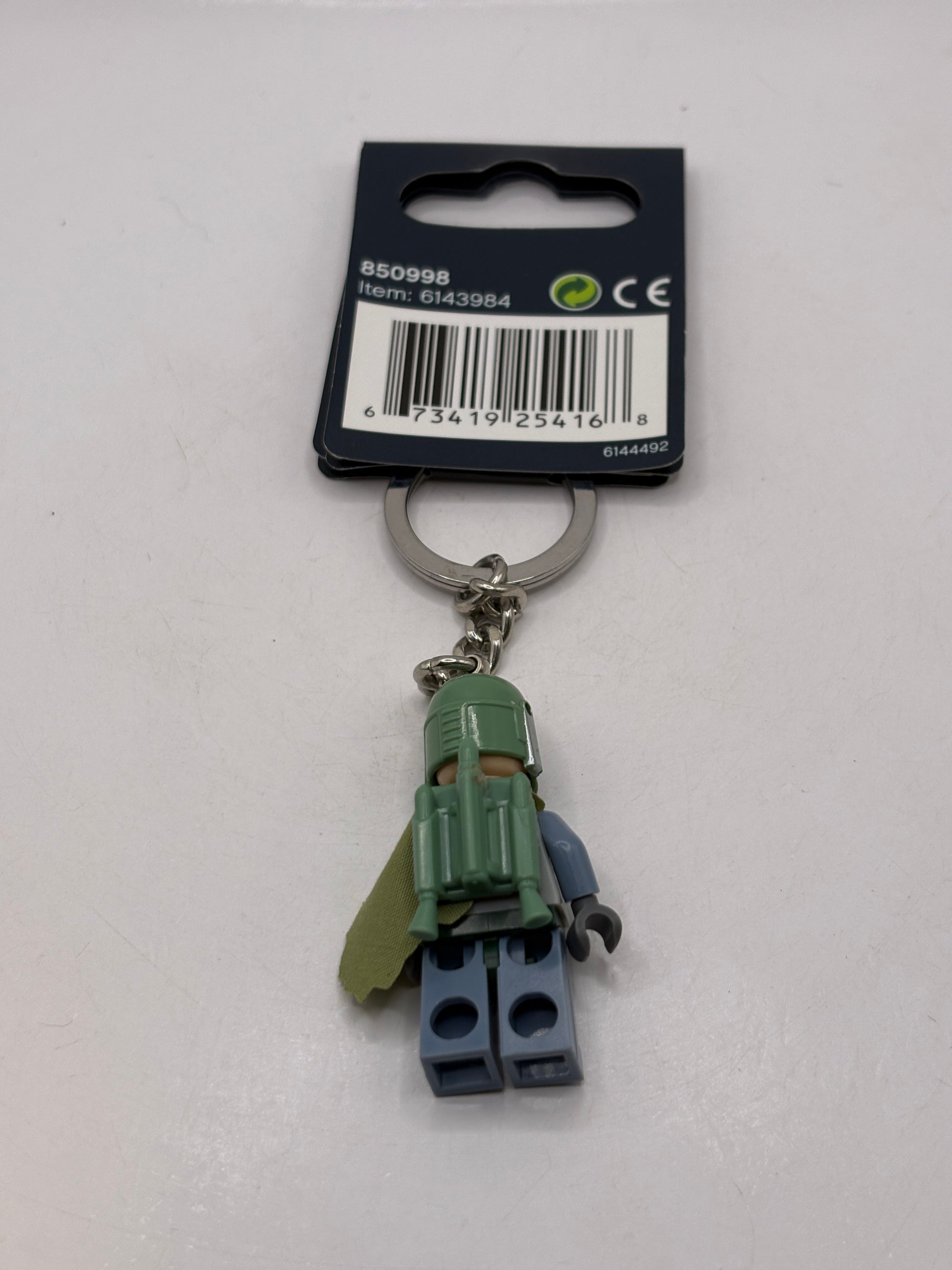 Lego Star Wars Boba Fett Key Chain 850998 Retired, New with Tag, 2014 image 2