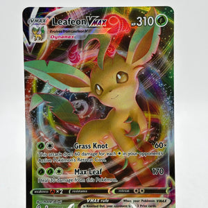 Pokemon TCG Evolving Skies - Leafeon Vmax 008/203 Full Art LP FRENLY BRICKS - Open 7 Days
