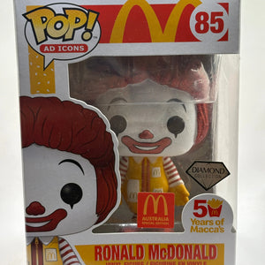 Funko POP! Ad Icons Mcdonalds #85 Ronald McDonald Diamond Australia Exclusive FRENLY BRICKS - Open 7 Days