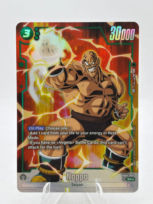 Dragon Ball Super Fusion World - Nappa FB04-064 SR* Alt Art Nm FRENLY BRICKS - Open 7 Days