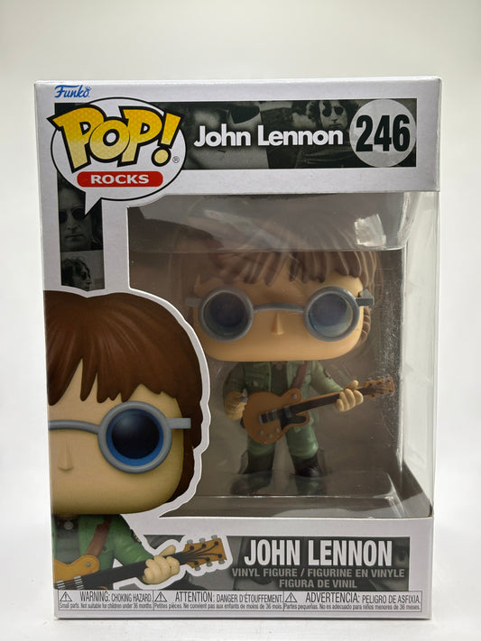 Funko POP! Rocks John Lennon #246 John Lennon Vinyl Figure FRENLY BRICKS - Open 7 Days