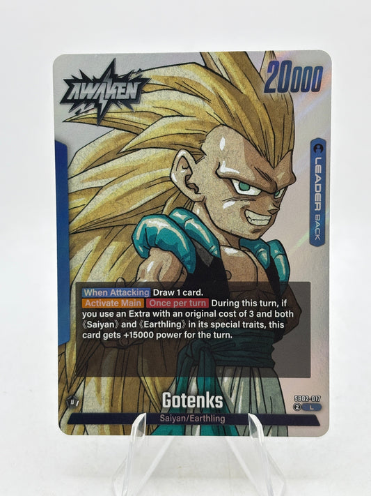 Dragon Ball Super Fusion World - Gotenks SB02-017 Leader Manga Booster FRENLY BRICKS - Open 7 Days