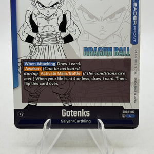 Dragon Ball Super Fusion World - Gotenks SB02-017 Leader Manga Booster FRENLY BRICKS - Open 7 Days